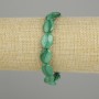 צמיד מלכיט אובל, 14x10mm ±, אורך 18cm ± על גומי אלסטי