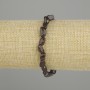 צמיד גרנט מלוטש, קוטר 7, 5-12x5-6mm+-, אורך 18cm +- סטרץ'