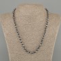 שרשרת טרה-הרץ חרוזים מרובי פאות 7×6 mm ±, אורך 45 cm ± עם סוגר
