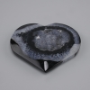מזכרת לב מאגט עם גיאודה 85x73x12mm ± (במגוון גדלים) (לפי 100 גרם)
