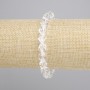צמיד קריסטל הררי רב-פנים, קוטר 9x8mm+-, אורך 18cm+- בסיס אלסטי