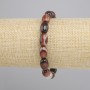 צמיד אגת גרגיר, קוטר 12x8mm+-, אורך 18cm+- סטרץ'