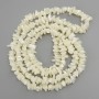 חרוזי פרלמוטר שבבי, קוטר 9-12x2-5mm+-, אורך 84cm+- על חוט דייג