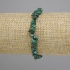 צמיד מלכיט שבבים, קוטר 5-8, 5x1-3mm+-, אורך 18cm+- אלסטי