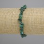 צמיד מלכיט שבבים, קוטר 5-8, 5x1-3mm+-, אורך 18cm+- אלסטי