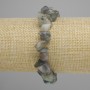 צמיד שבבי לברדוריט, קוטר 9-16×3-9mm ±, אורך 18cm ± על בסיס אלסטי