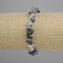 צמיד קוורץ רוטיל שיערוני שבבי, קוטר 7-10×1-3mm +-, אורך 18cm +- סטרץ'