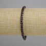 צמיד גרנט קוביות מחוסלות, מידה 4×4 mm ±, אורך 18 cm ±, על בסיס אלסטי