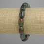 צמיד אגט ברזילאי בצורת חבית, מידות 15×11 mm+-, אורך 18 cm+- אלסטי