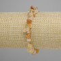 צמיד משברי ציטרין, קוטר 7-12x3-6mm +-, אורך 18cm +- אלסטי