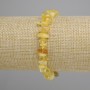 צמיד ציטרין שבבי, ממדים 8–11×3–6 mm ±, אורך 18 cm ± על גומי אלסטי