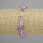 צמיד אמטיסט שבבים, קוטר 5-10x2-4mm ±, אורך 18cm ±, אלסטי