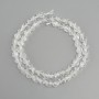 חרוזים מקריסטל הררי רב-פאות, קוטר 6-6.5×6 mm ±, אורך 37cm+
