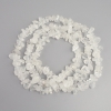 חרוזים קריסטל הררי (שבבים), קוטר 8–17×4–10 mm ±, אורך כ-78 cm ± על חוט