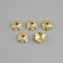 מחיר ל-1 יח'. אביזר כיסוי קצה, קוטר 7.5×1.5 mm ±, פתח קוטר 1.1 mm ±, צבע מתכת זהוב
