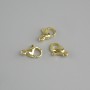 מחיר ל-1 יח'. סוגר קרבין, קוטר 15x8 mm, צבע המתכת זהוב