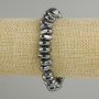 צמיד המטיט אבנים מלוטשות, קוטר 11x4.5-5mm±, אורך 18cm± אלסטי
