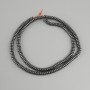 חרוזי המטיט רונדל, קוטר 4×2 mm ±, אורך חוט 40 cm ±