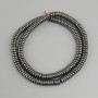חרוזי המטיט רונדל, קוטר 5×2 mm ±, אורך חוט 40 cm ±