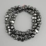 חרוזי המטיט מלוטשים, קוטר 11-12x7, 5-8mm+-, אורך חוט 39cm+