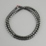 חרוזים המטיט גליל, קוטר 4×4mm ±, אורך 40m+