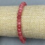 צמיד טורמלין רונדל מגולף, קוטר 6x4mm±, אורך 18cm±, על בסיס אלסטי