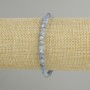 צמיד קיאניט מגולף בקוביות, קוטר 4.5×4.5 mm ±, אורך 18 cm ±, אלסטי
