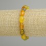 צמיד אגט גרגר, קוטר 12x8mm+-, אורך 18cm+- סטרץ'