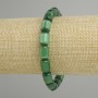 צמיד עין החתול ירוק, צילינדרי, קוטר 11×7.5mm ±, אורך 18cm ±, על בסיס אלסטי