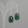 עגילים כריזופרז בצורת חבית 18×13 mm ±, אורך 37 mm ±, מתכת כסופה