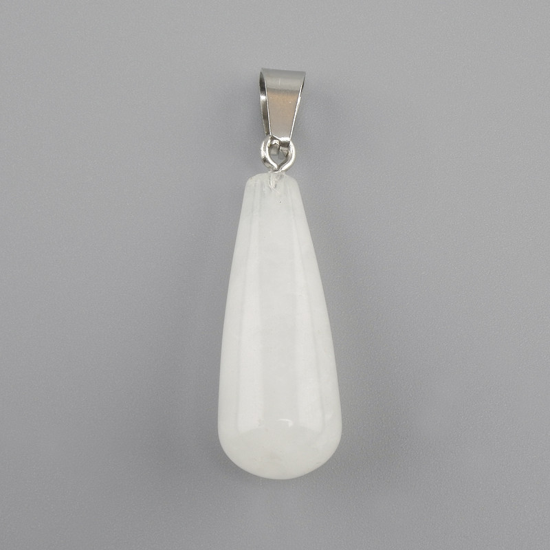 תליון 'טיפה' קריסטל הר 10×26×36 mm+