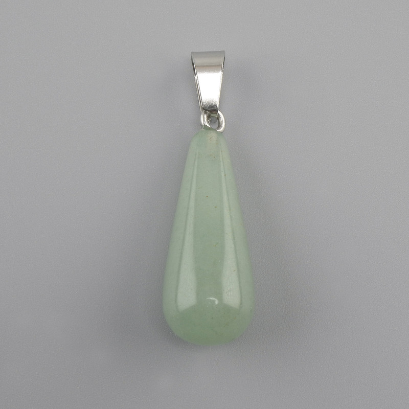 תליון 'טיפה' נפריט 10x26x36mm+