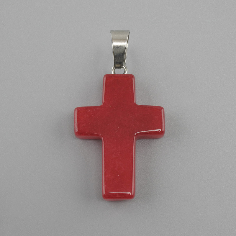 תליון-צלב מטורמלין 18x26x34mm+