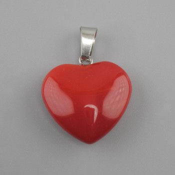 תליון «לב» מטורמלין 20×20×28mm+