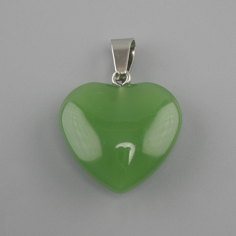 תליון 'לב' נפריט 20×20×28mm+