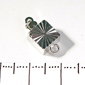 (18 מ״מ) סגר צמידים עם נעילה מרובע