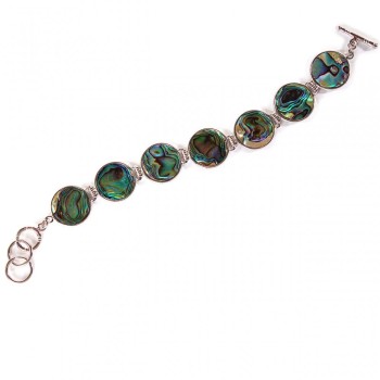 הוזלה: צמיד הליאוטיט עם 7 אבנים וסוגר תוגל