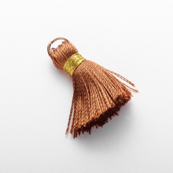 אביזר ליצירה ביד: פטיל משי מיני עם טבעת, אורך L ס״מ, קוטר 5 מ״מ, מחיר ליחידה