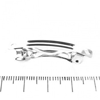 מחיר ליחידה / 10 יחידות 40 מ״מ – בסיס מתכת לסיכת שיער