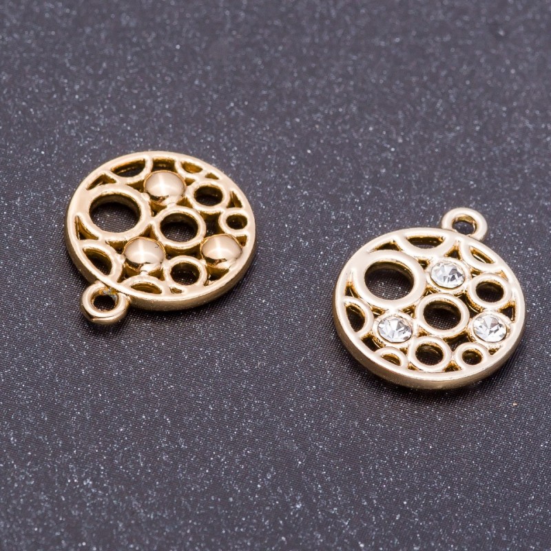 אביזרי תכשיטים «מדליון», קוטר 14 מ״מ, אורך 17 מ״מ, בערכה 7 יחידות