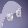 עגילים Xuping רודיום 8×16mm