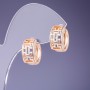 עגילים Xuping 14×8mm «זהב מצופה 18K»