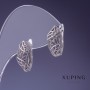 עגילים Xuping 16×8 מ״מ ראודיום