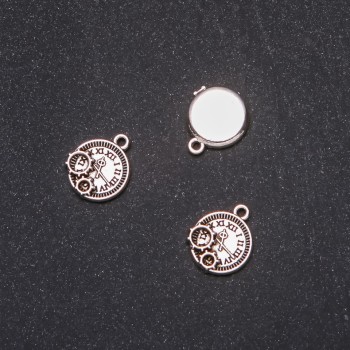 אביזרי תכשיטים תליון שעונים 13×16 מ״מ אריזה 20 גרם + -11 יח