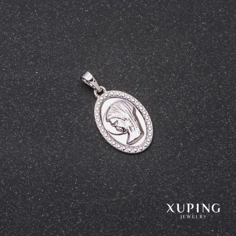 תליון Xuping «פרצוף» 25×20×13 מ״מ רודיום