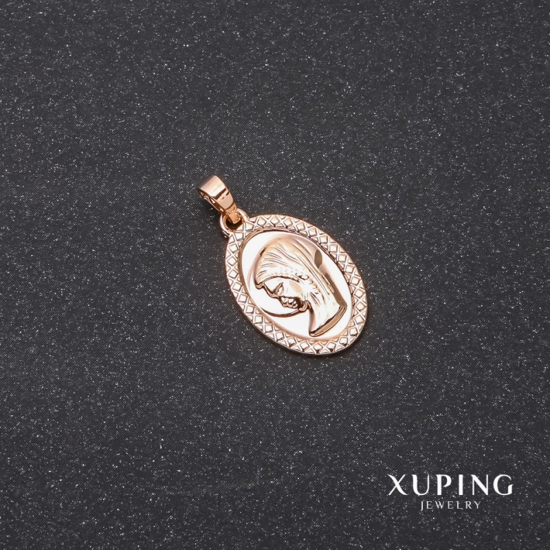 תליון Xuping «פנים» 13×20×25 מ״מ זהב מצופה 18 קראט