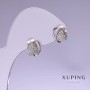 עגילים Xuping 9x10mm ורודיום