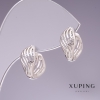 עגילי Xuping 13×7 מ״מ ורודיום