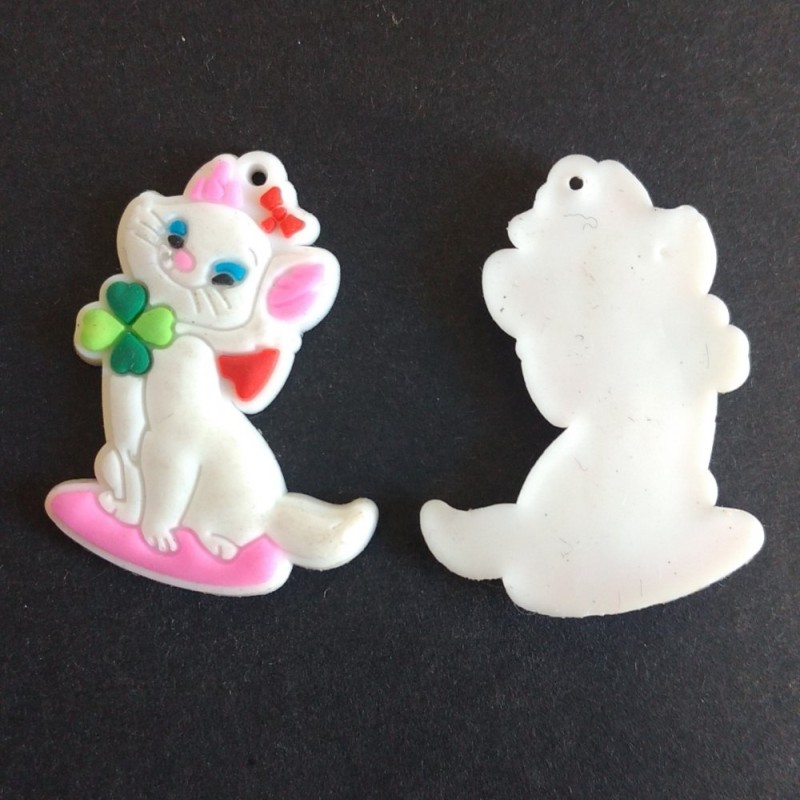 בסיס לתליון, עגילים, מחזיק מפתחות «חתלתולה» 33×17 מ״מ