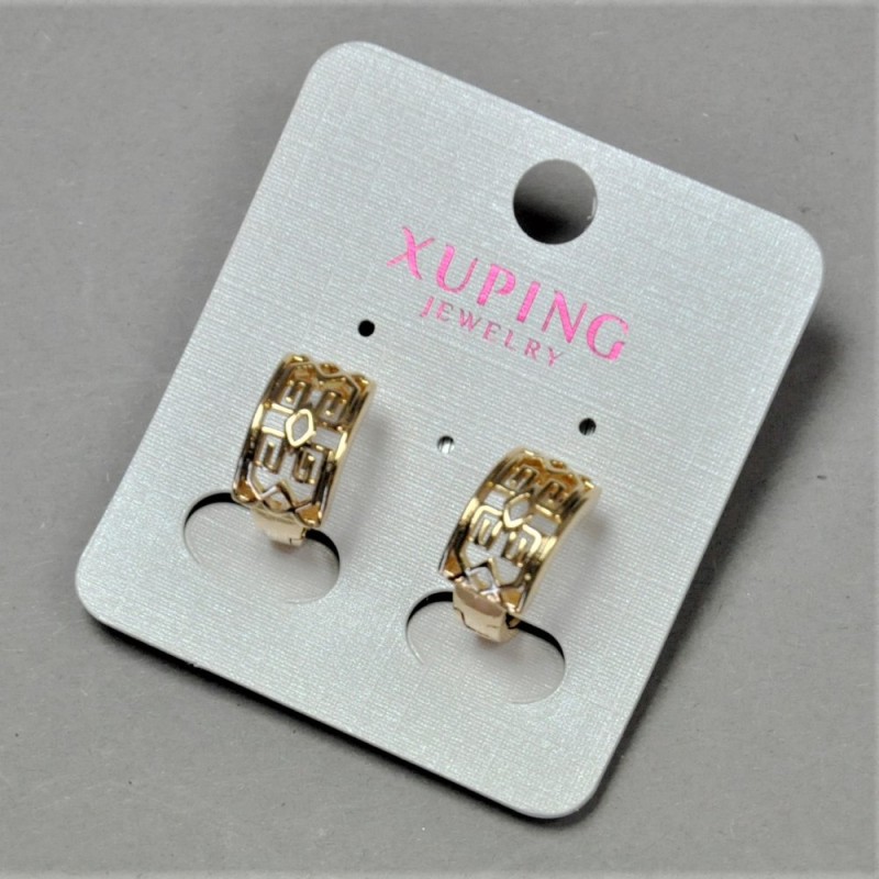 עגילים Xuping זהב מצופה 18K